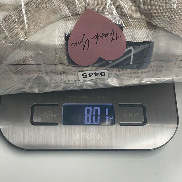 Lulus Tan Striped Ultra Soft Cropped Balloon Sleeve Top N0445 - Picture 8 of 8